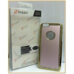 EMAAN - Luxury Diamond Crystal Rhinestone Bling Hard Case Cover For Apple iPhone 6 4.7" - PINK COLOR